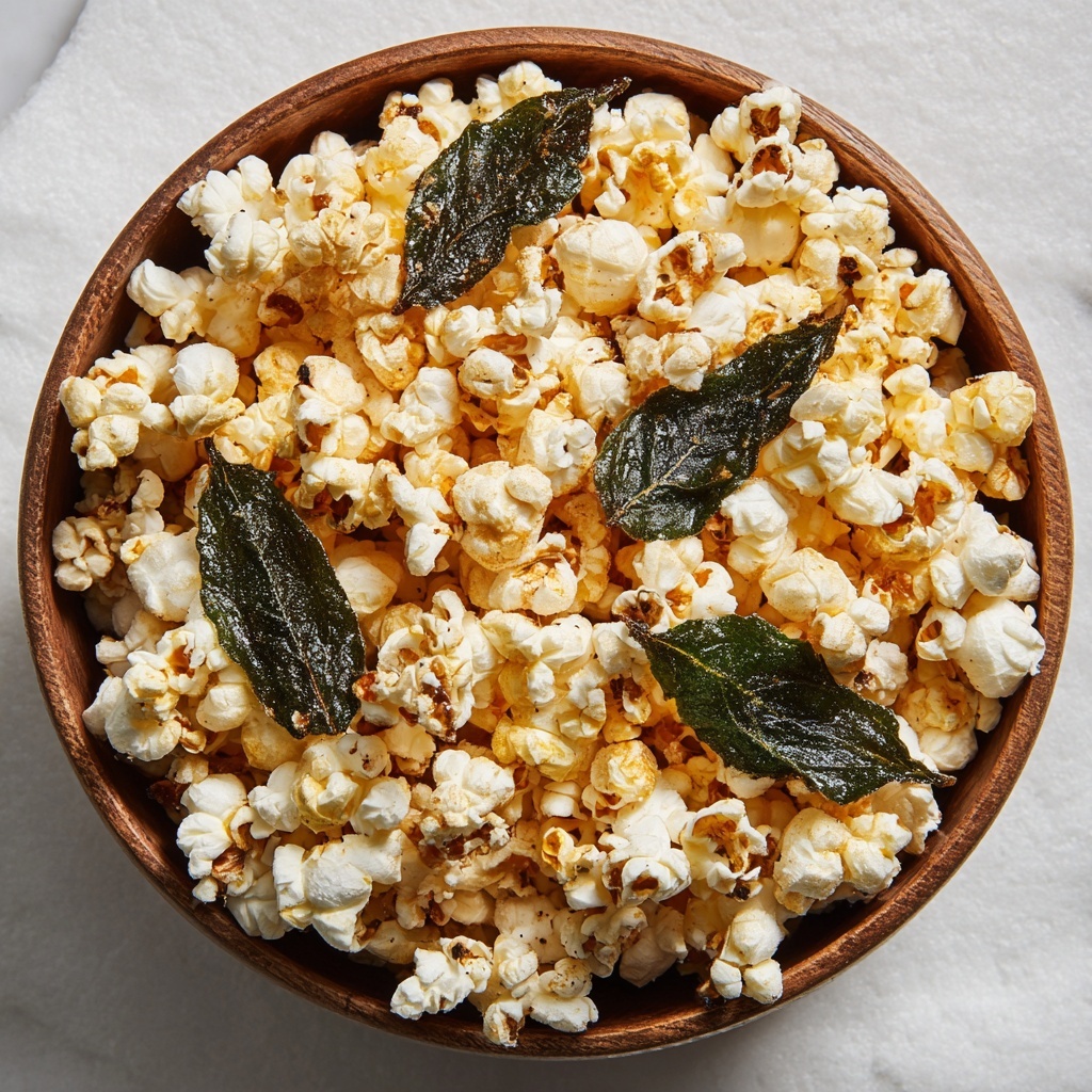 Brown Butter Sage Popcorn Recipe - Recipe Image