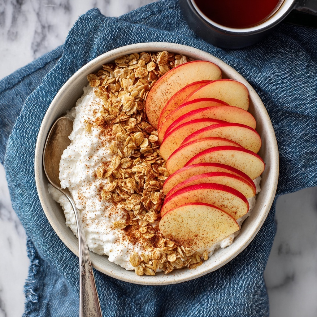 Cinnamon Apple Cottage Cheese Bowl Recipe - Recipe Image