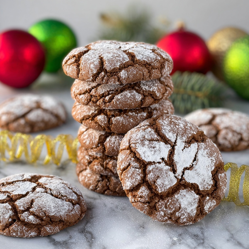 Gingerbread Crinkle Cookies Recipe - Recipe Image