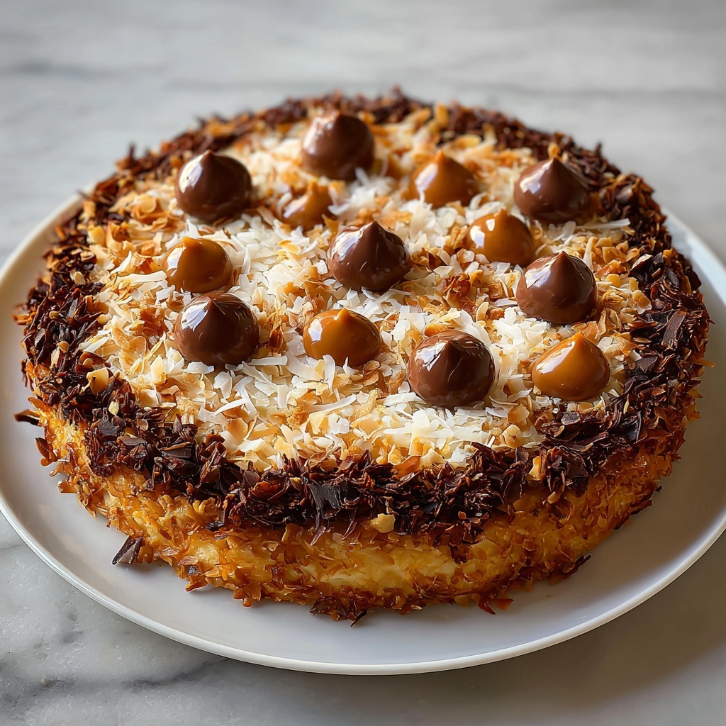 Samoas Cookie Pie Recipe - Recipe Image