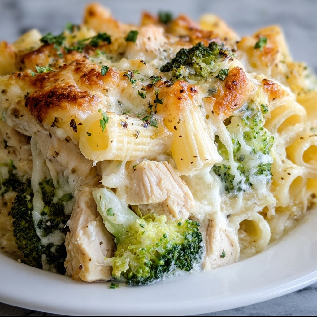 Chicken Broccoli Alfredo Bake Recipe - Recipe Image