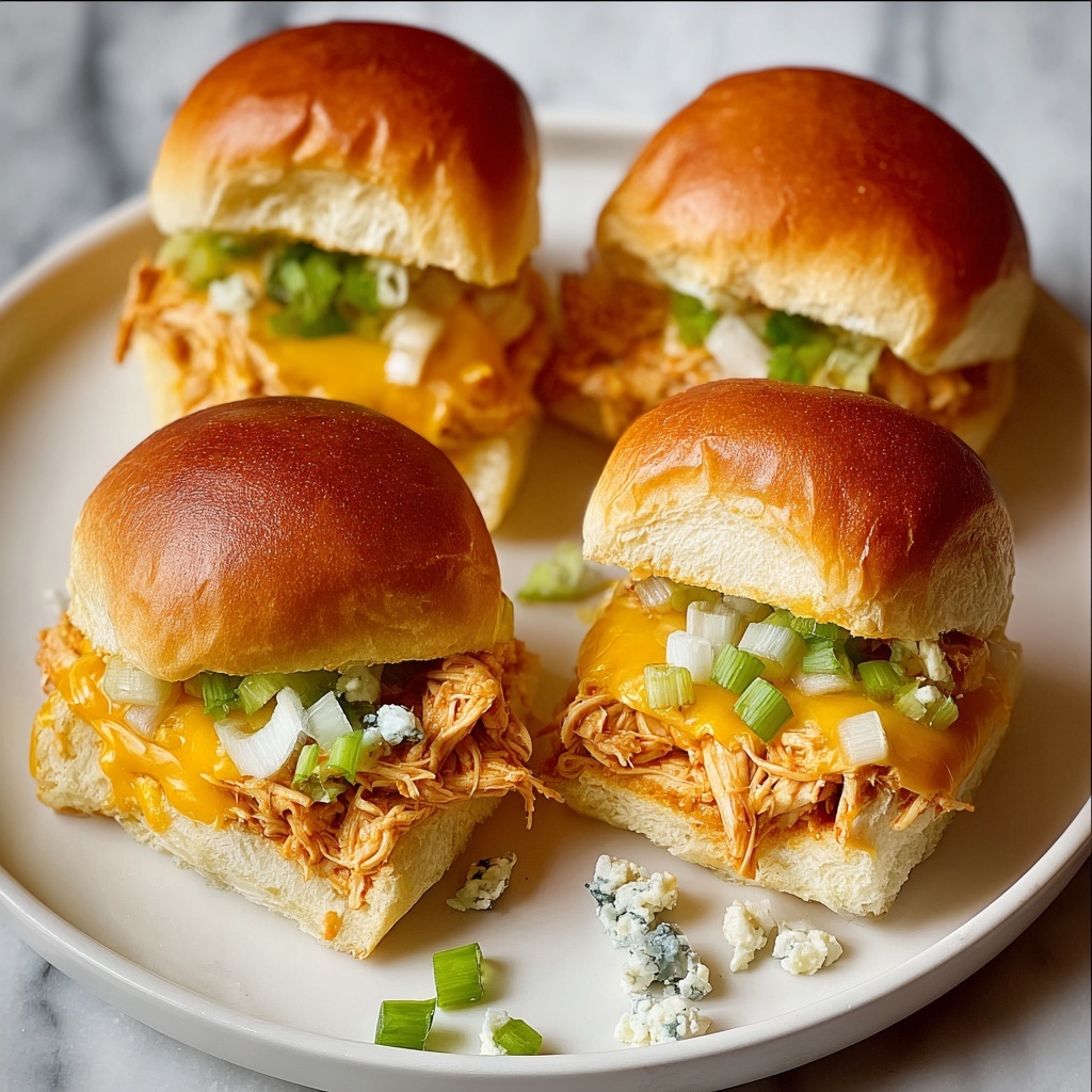 Buffalo Chicken Sliders Recipe - Recipe Image