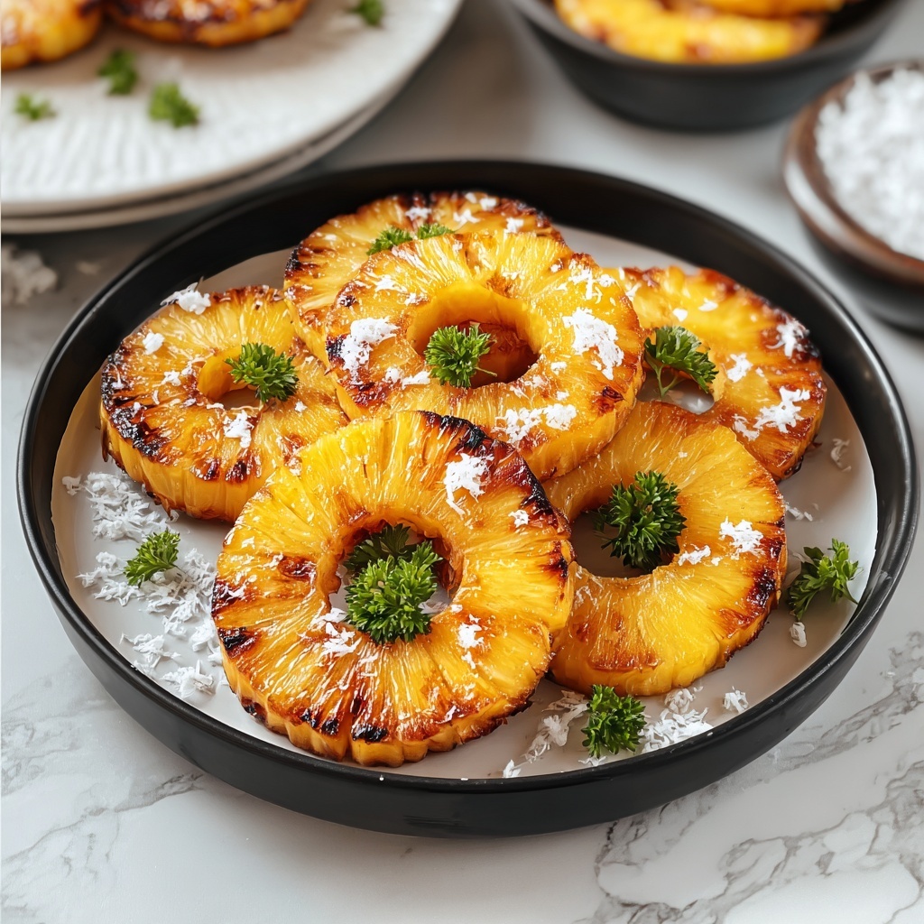 Fried Pineapple Rings Recipe - Recipe Image