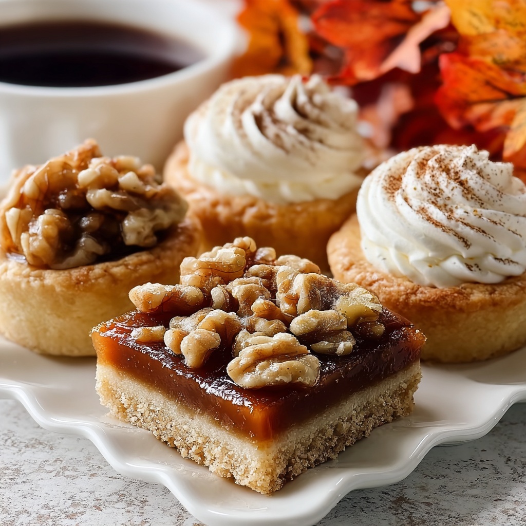 Thanksgiving Pumpkin Pie Shortbread Cookies Recipe - Recipe Image