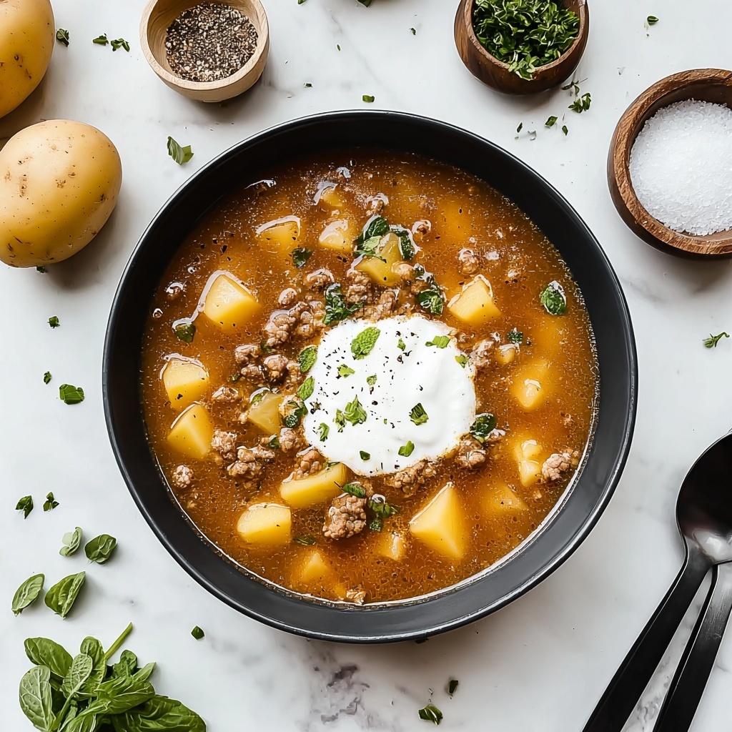 Hamburger Potato Soup Recipe - Recipe Image