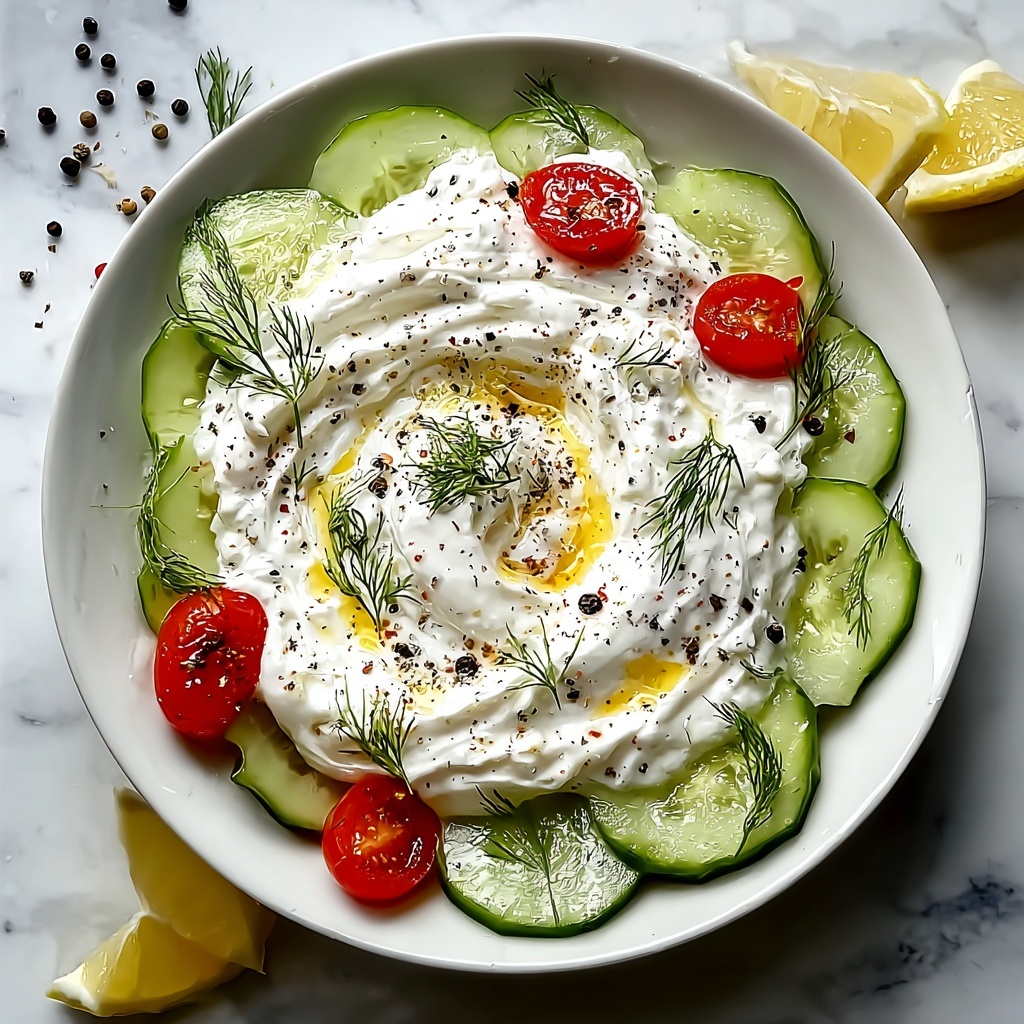 Creamy Cucumber Salad Recipe - Recipe Image