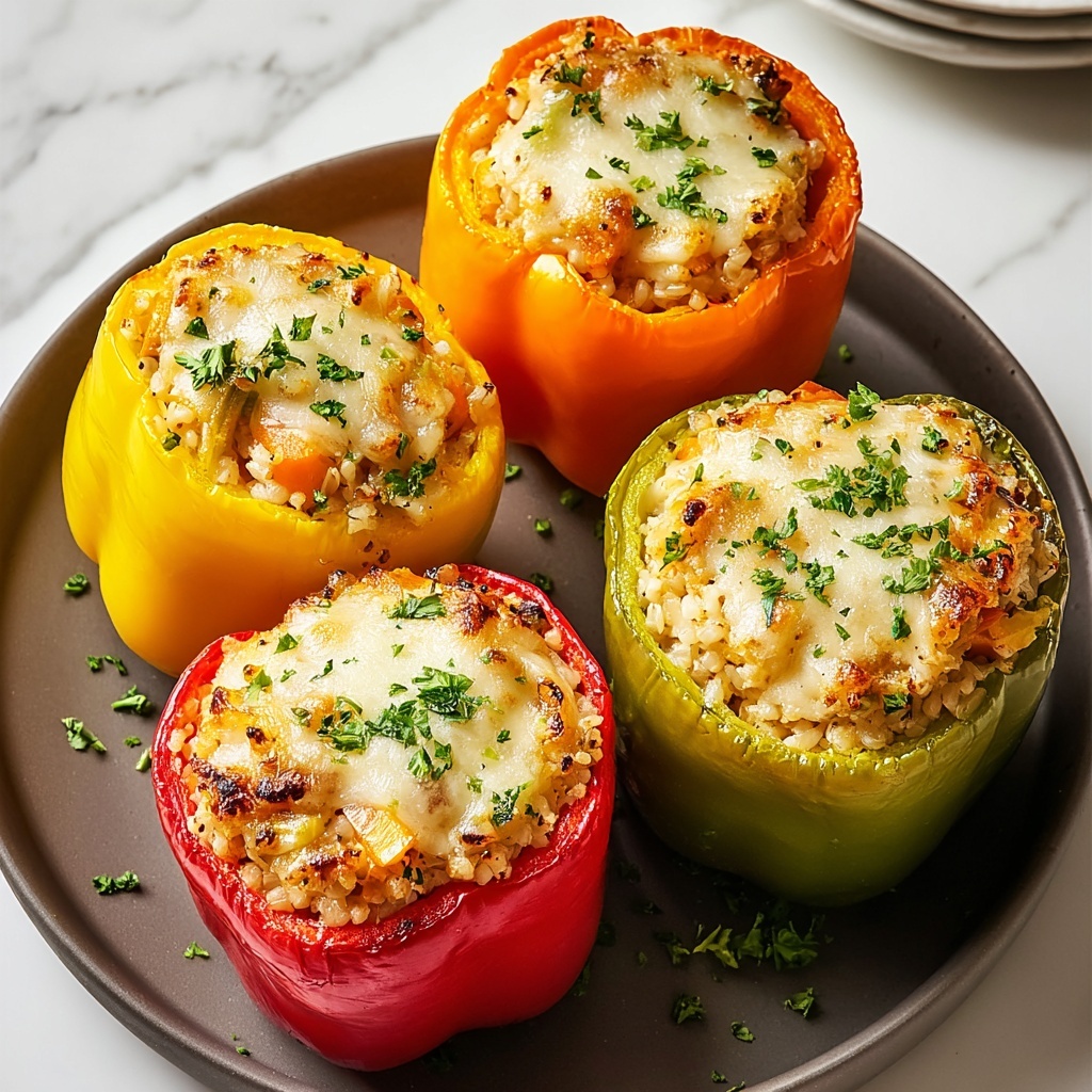 Buffalo Chicken Stuffed Peppers Recipe - Recipe Image