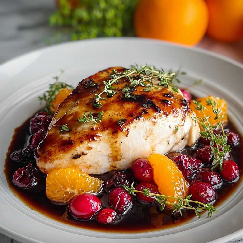 Cranberry Orange Chicken Recipe - Recipe Image
