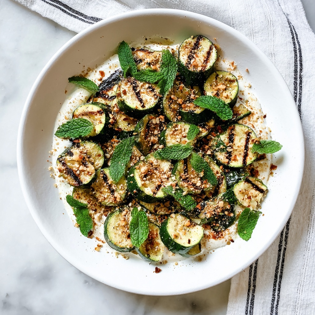 Grilled Zucchini with Yogurt, Mint, and Dukkah Recipe - Recipe Image