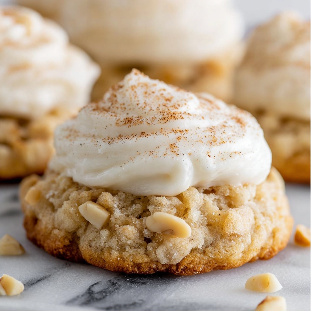 Macadamia Nut Cookies with Cream Cheese Frosting Recipe - Recipe Image