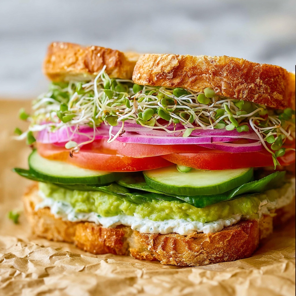 Laura's Fresh Veggie Sandwich Recipe - Recipe Image