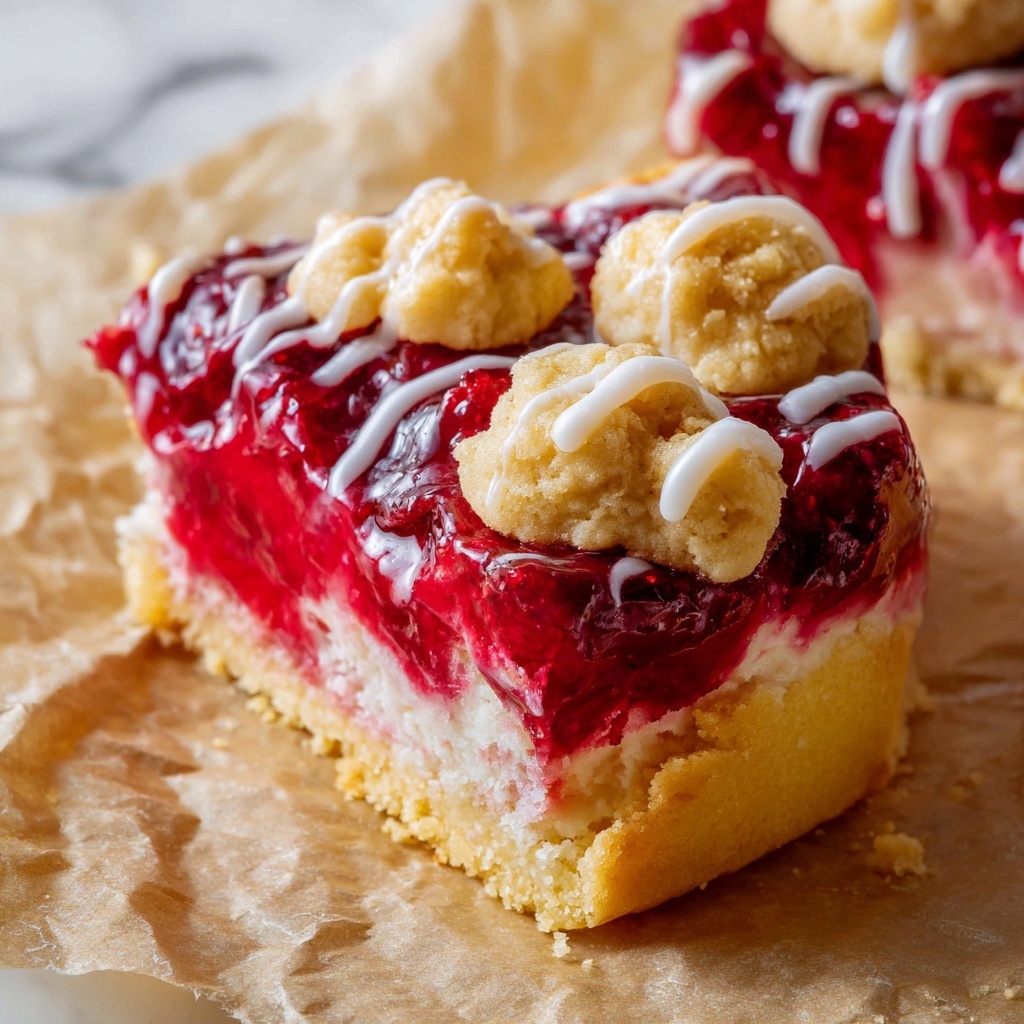 Easy Homemade Cherry Pie Bars Recipe - Recipe Image