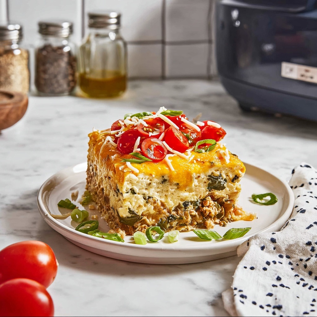 Crockpot Breakfast Casserole Recipe - Recipe Image