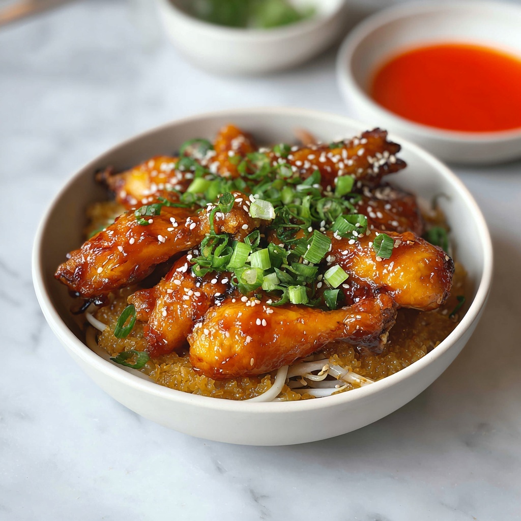 Spicy Korean Fried Chicken Recipe - Recipe Image