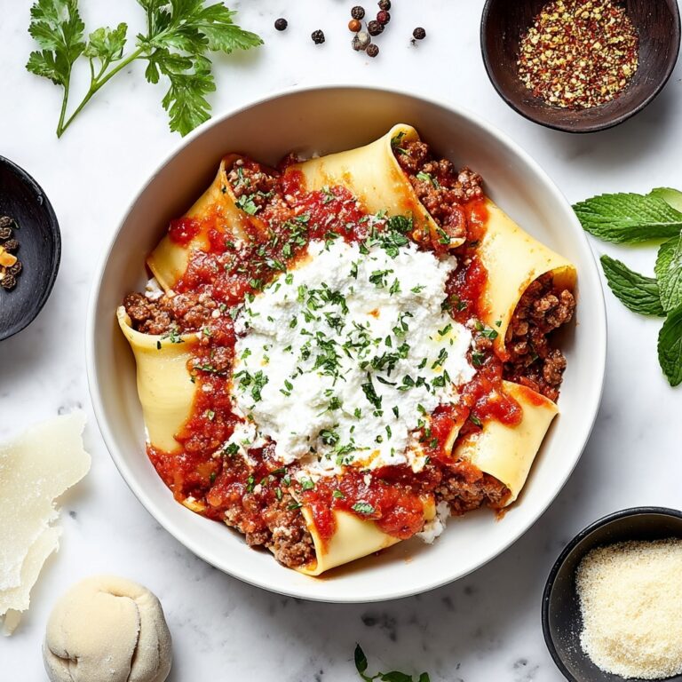 Keto Sausage Lasagna Roll-Ups Recipe