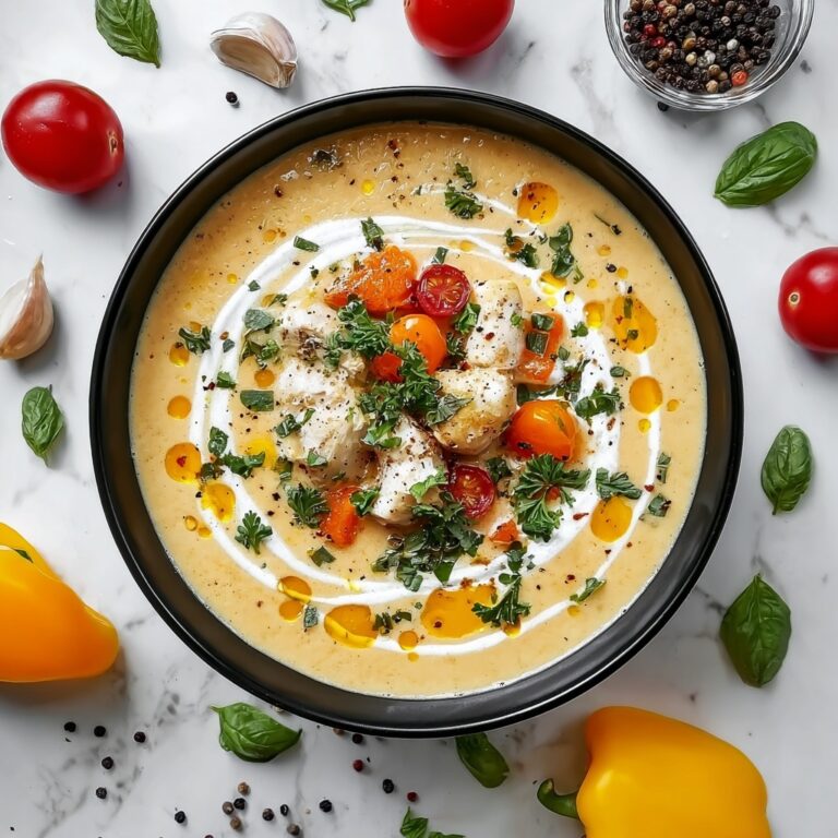 Crock Pot Creamy Chicken Parmesan Soup Recipe