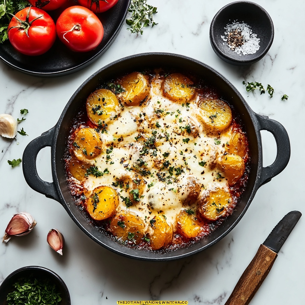 Parmesan Potatoes with Garlic Dip Recipe - Recipe Image