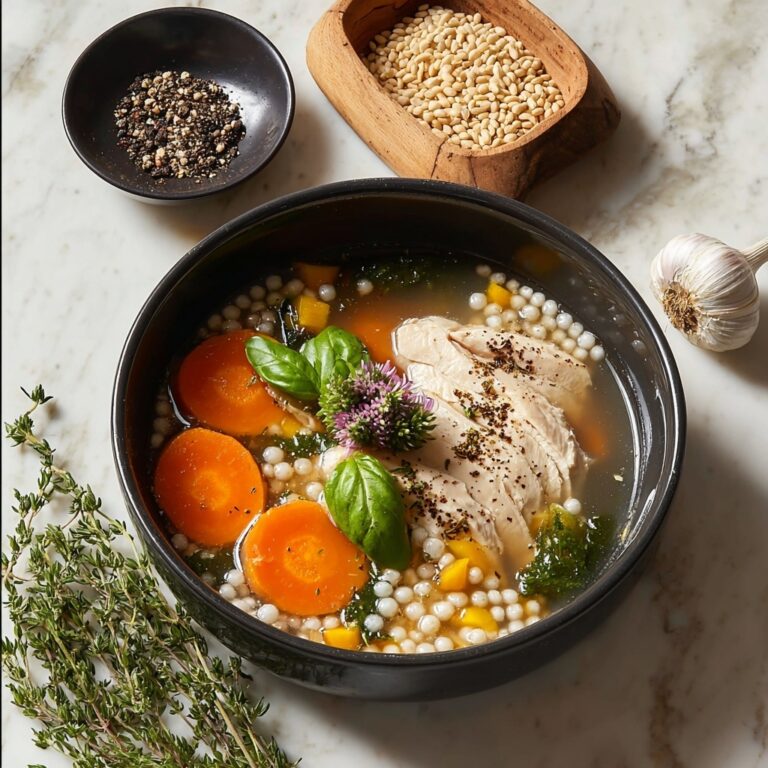 Chicken Soup with Barley Recipe