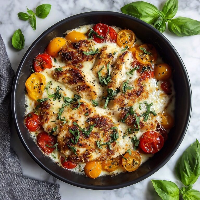 Cheesy Mozzarella Chicken Bake Recipe