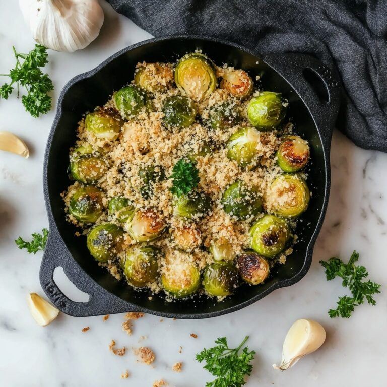 Crispy Parmesan-Crusted Roasted Brussels Sprouts Recipe