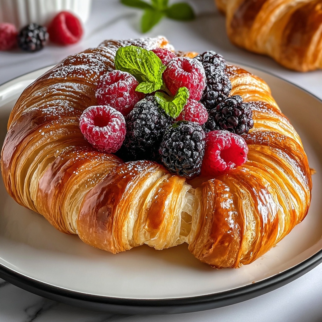 Berry Croissant Bake Recipe - Recipe Image