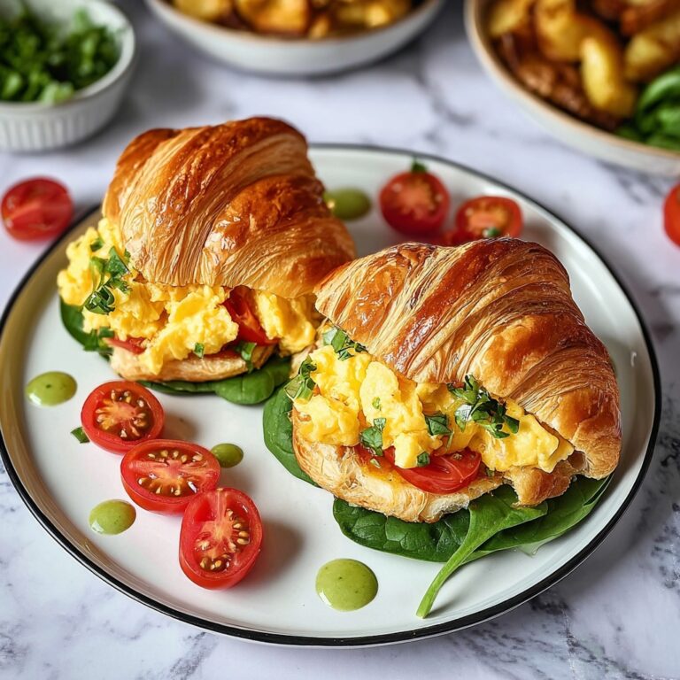 Croissant Breakfast Sandwiches Recipe