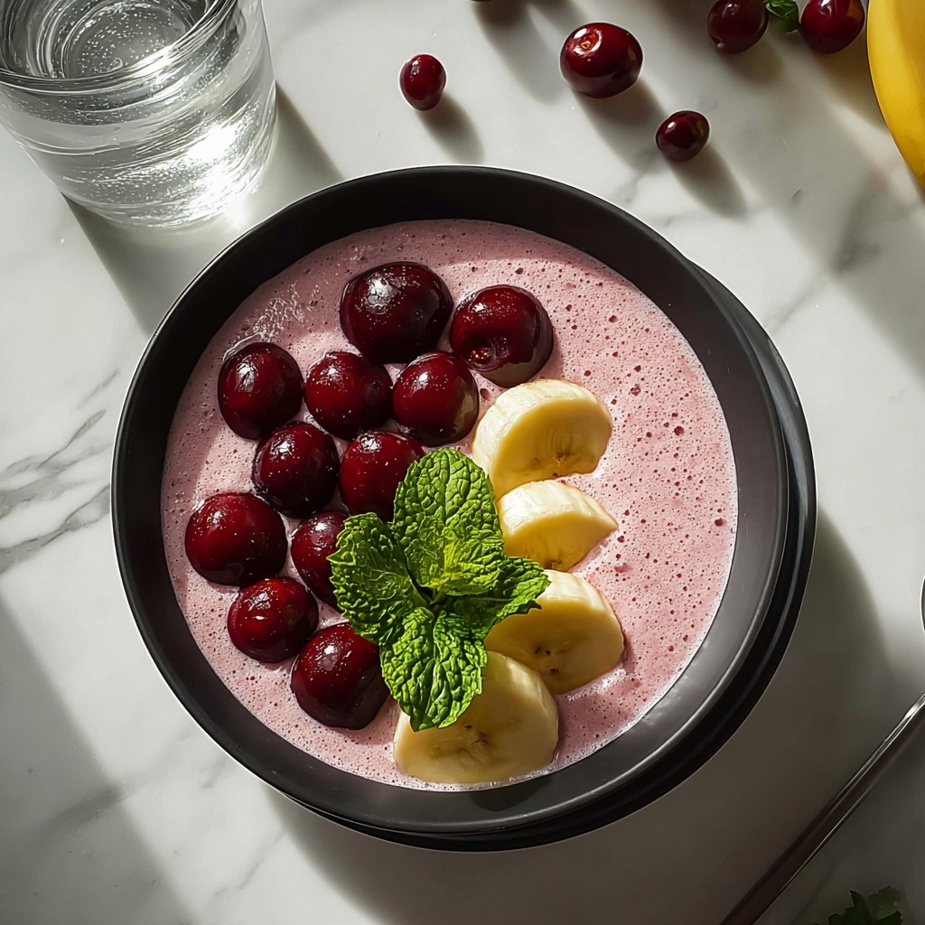 Banana Cherry Smoothie Recipe - Recipe Image