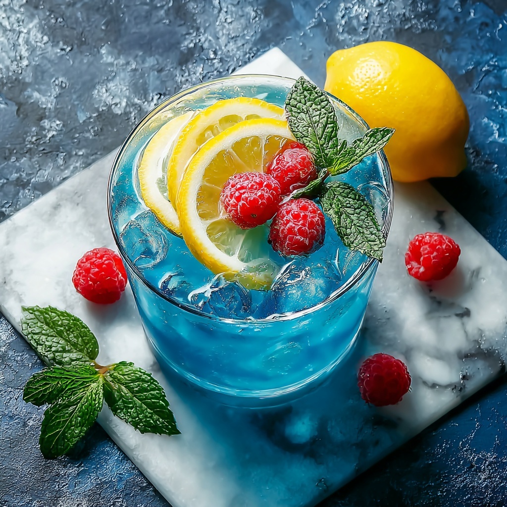 Blue Raspberry Lemonade Recipe - Recipe Image