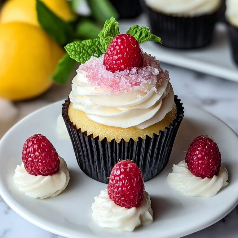 Lemon Raspberry Cupcakes Recipe