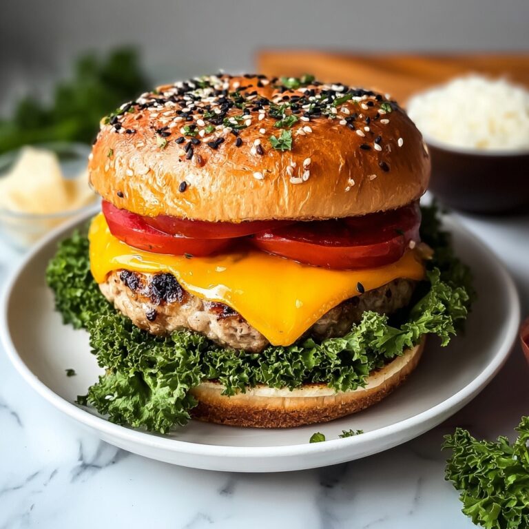 Cheddar Ranch Chicken Burgers Recipe