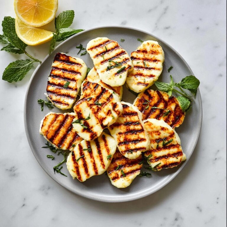 Grilled Halloumi with Lemon and Herbs Recipe