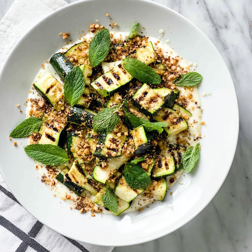 Grilled Zucchini with Yogurt, Mint, and Dukkah Recipe - Recipe Image
