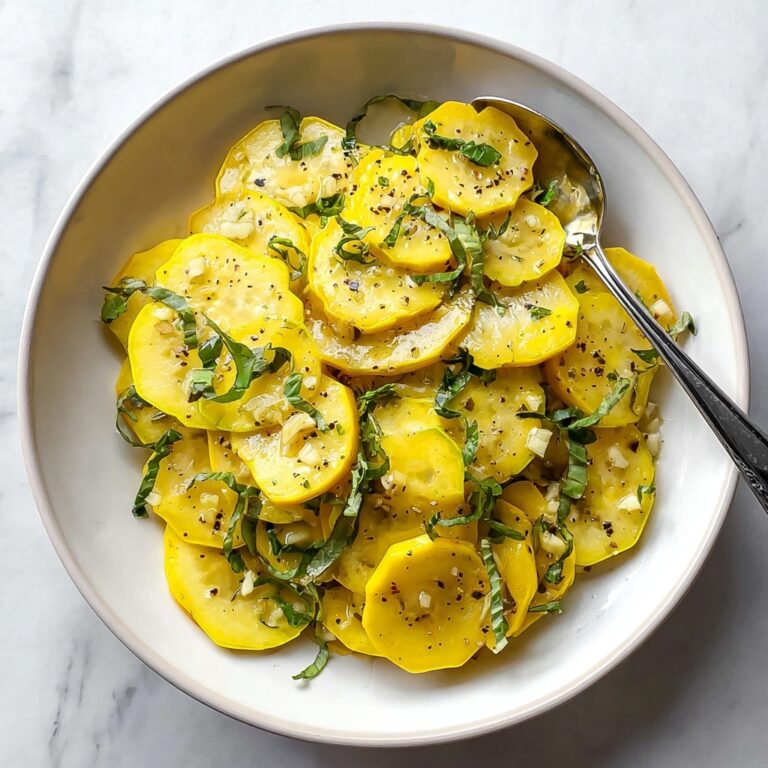Garlic Basil Lemon Sautéed Yellow Squash Recipe