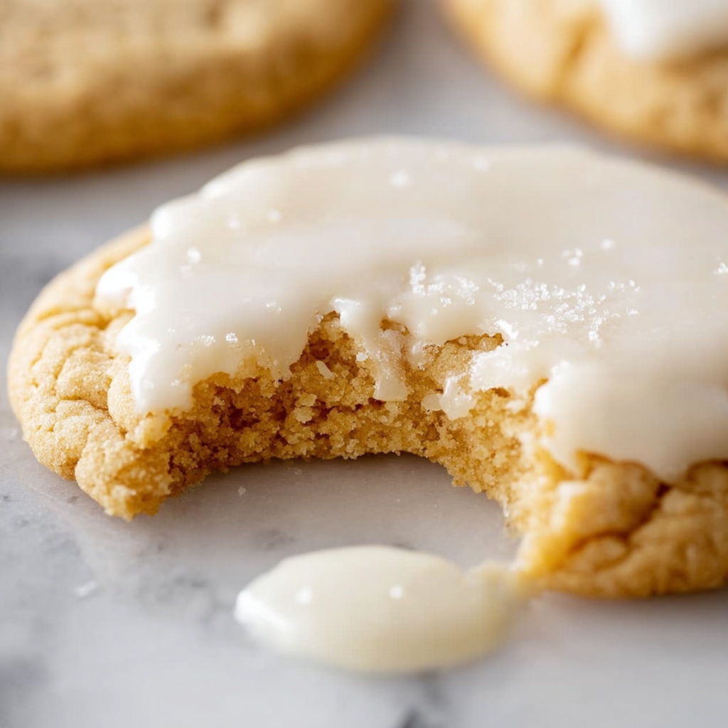 Soft Peanut Butter Cookies with Maple Glaze Recipe - Recipe Image