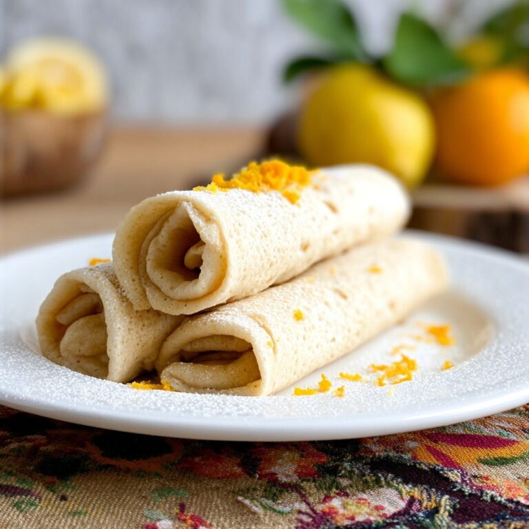 Meyer Lemon Crepes with Cardamom Recipe