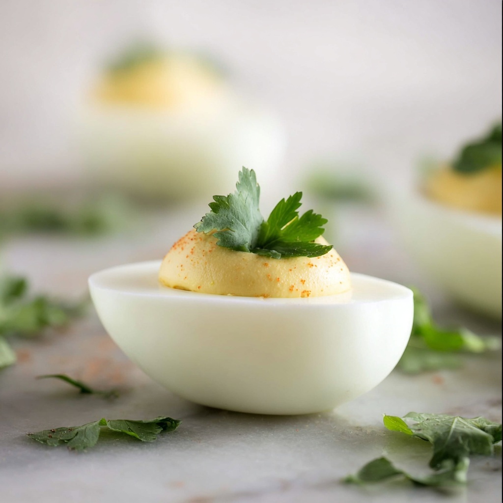 Sriracha Deviled Eggs Recipe - Recipe Image