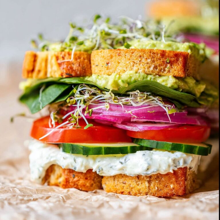 Laura’s Fresh Veggie Sandwich Recipe