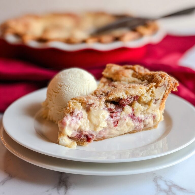 Rhubarb Custard Pie Recipe