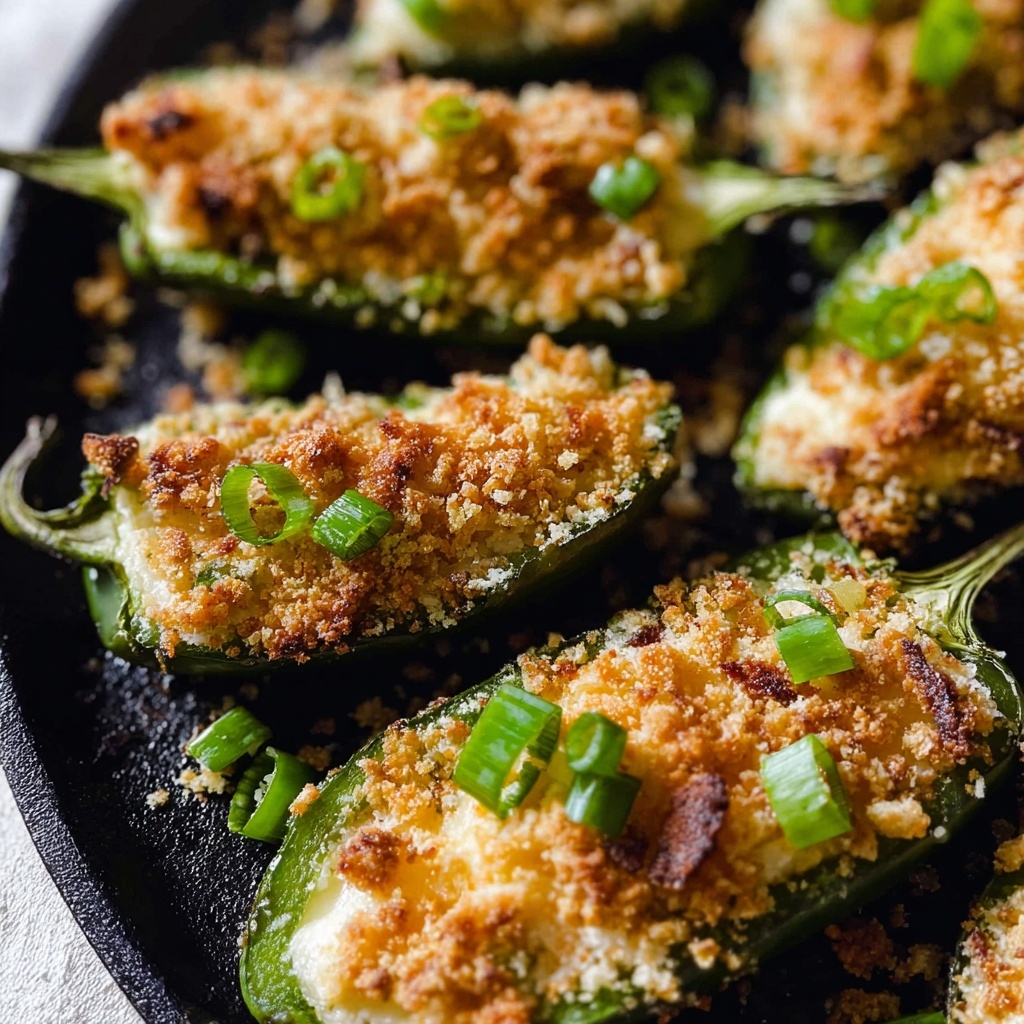 Baked Jalapeño Poppers with Cream Cheese, Parmesan, and Bacon Recipe - Recipe Image