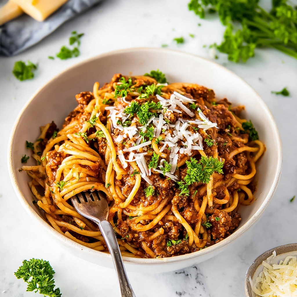 Instant Pot Spaghetti with Italian Sausage Recipe - Recipe Image