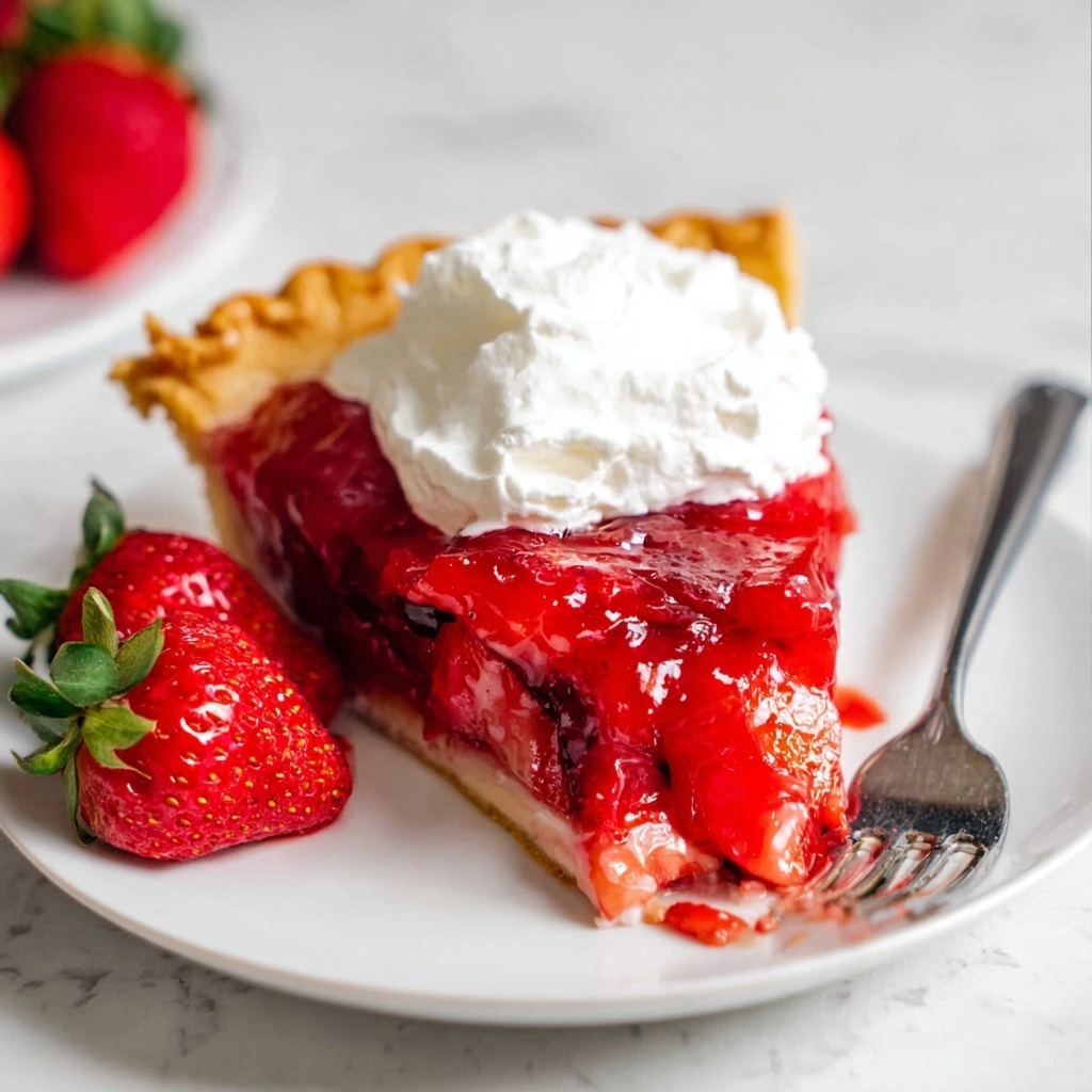 Strawberry Jello Pie Recipe - Recipe Image
