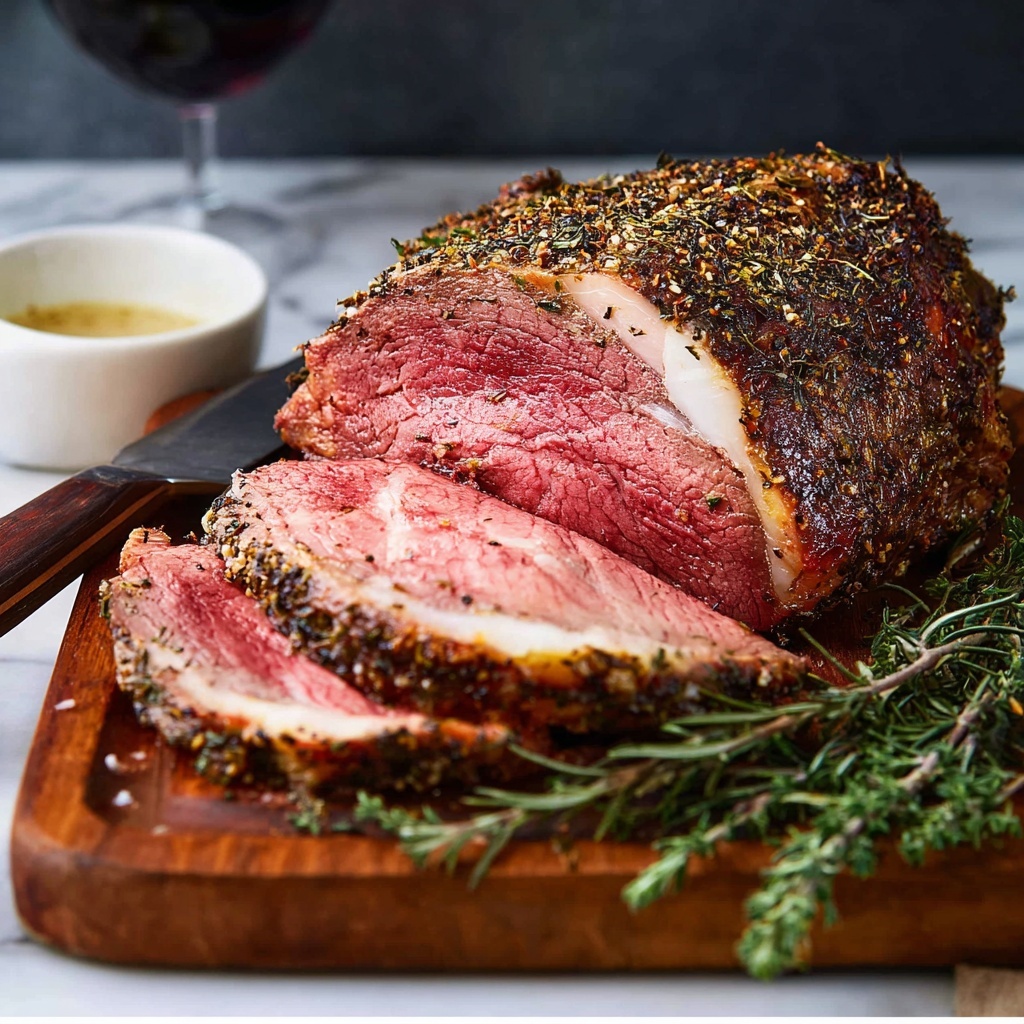 Garlic Butter Prime Rib Recipe - Recipe Image