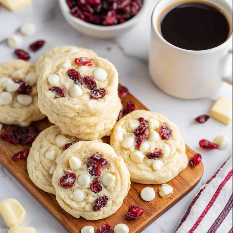 White Chocolate Cranberry Cookies Recipe