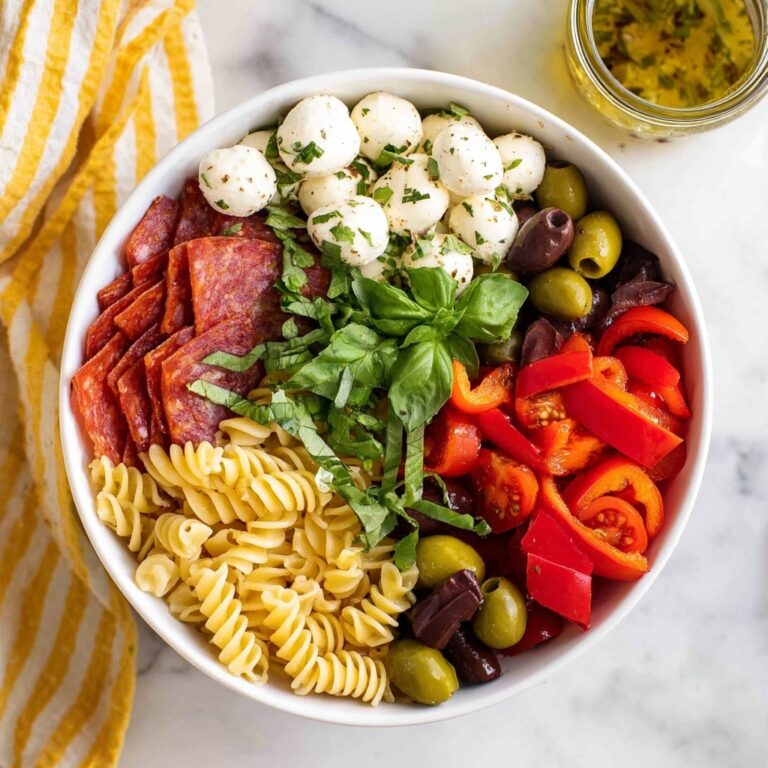 Italian Pasta Salad with Homemade Italian Dressing Recipe
