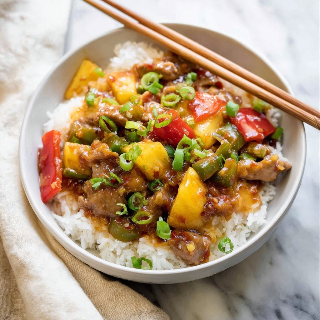 Sweet and Sour Chicken Stir Fry Recipe - Recipe Image