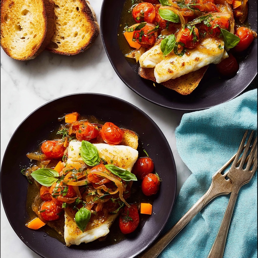 Acqua Pazza - Italian Poached Fish Recipe - Recipe Image