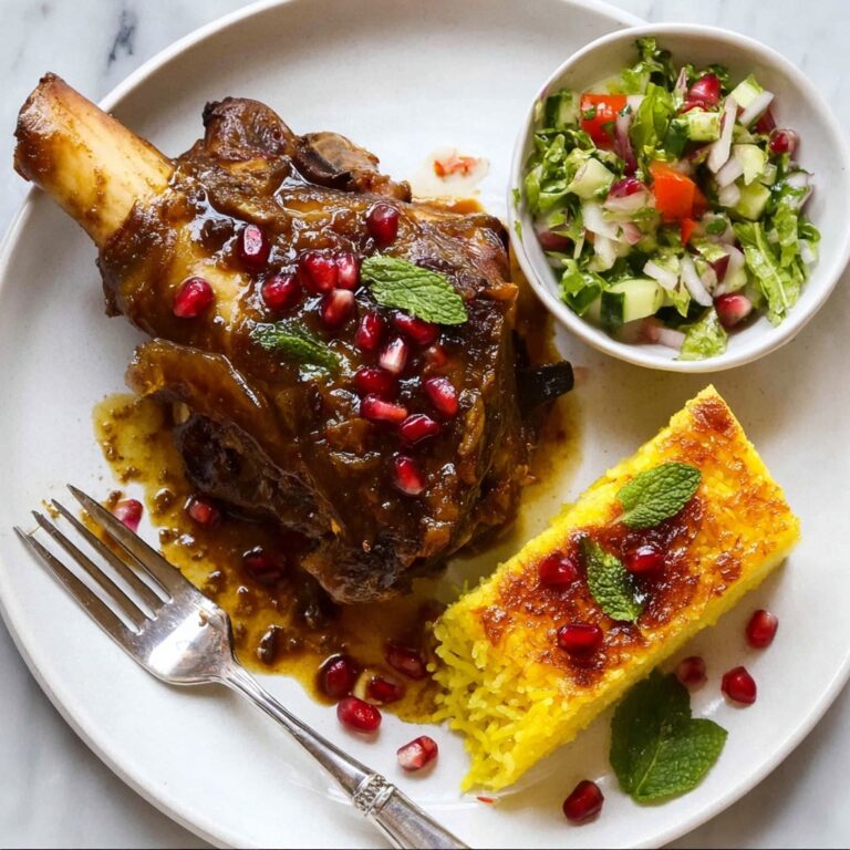 Persian Spiced Lamb Shanks Recipe