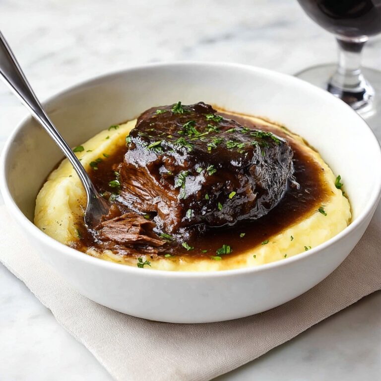 Slow Cooker Beef Cheeks in Red Wine with Vegetables Recipe