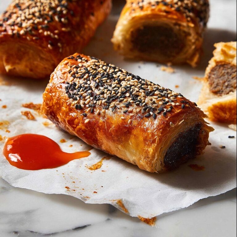 B85 Beef Sausage Rolls with Jalapeño and Cheese Recipe
