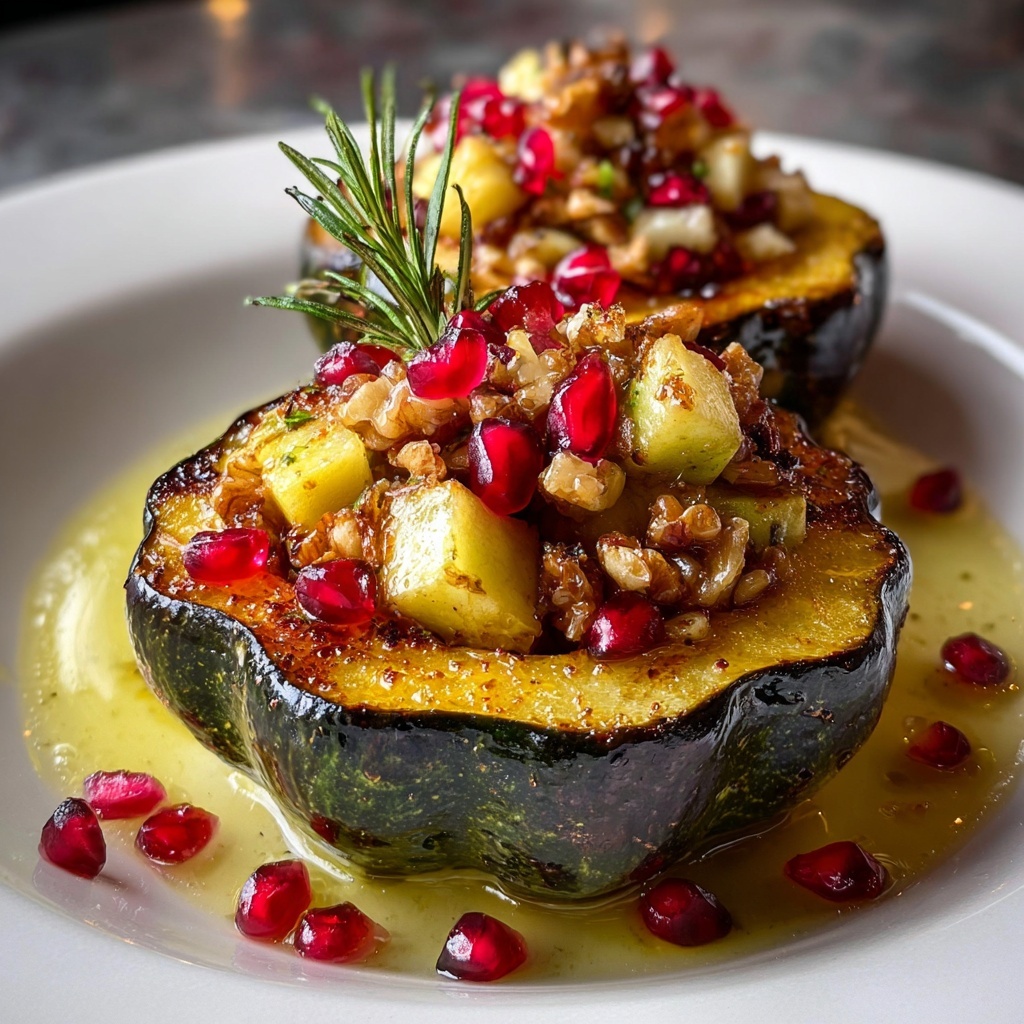 Apple Stuffed Acorn Squash Recipe - Recipe Image